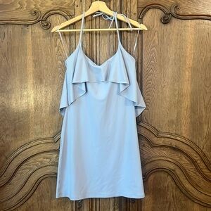 Susana Monaco Ruffle Top Halter Dress